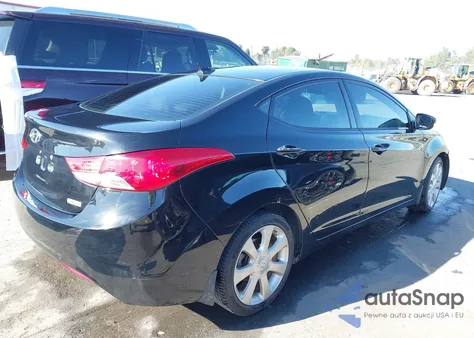 2013 Hyundai Elantra Limited from USA, damaged, VIN 5NPDH4AEXDH277534